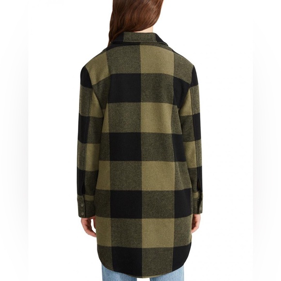 BB Dakota ELDRIDGE PLAID COAT SAGE XS - Picture 6 of 8